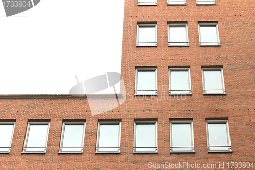 Image of isolated brick building