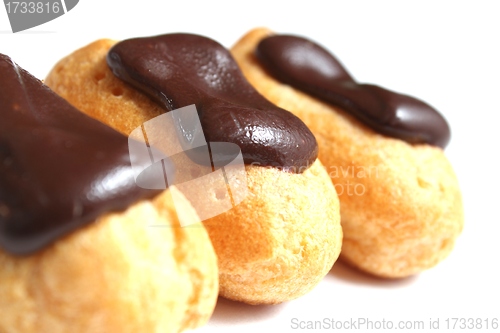 Image of isolated eclairs