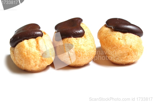 Image of isolated eclairs