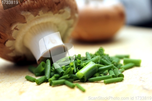 Image of kitchen mushrooms