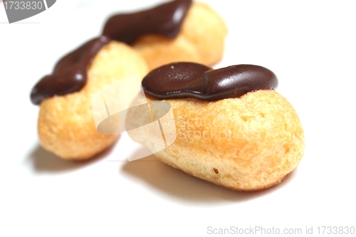 Image of isolated eclairs