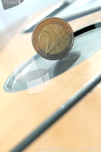 Image of two euro coin