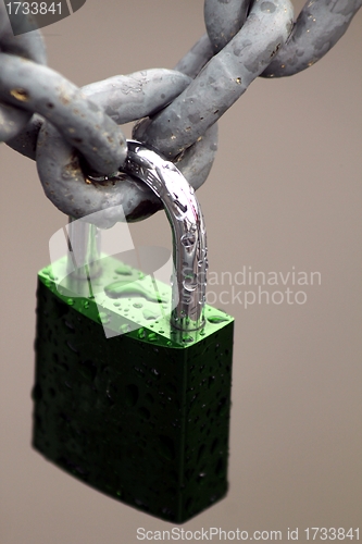 Image of rain padlock