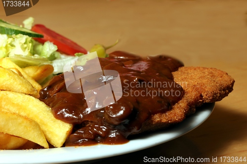 Image of mushroom escalop menu