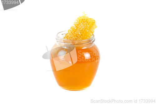 Image of jar of organic honey