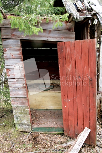 Image of Old outhouse