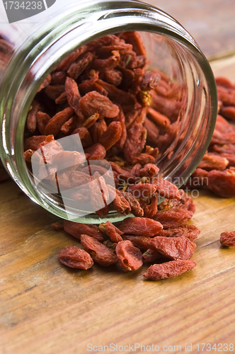 Image of Red dried goji berries