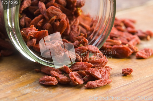 Image of Red dried goji berries