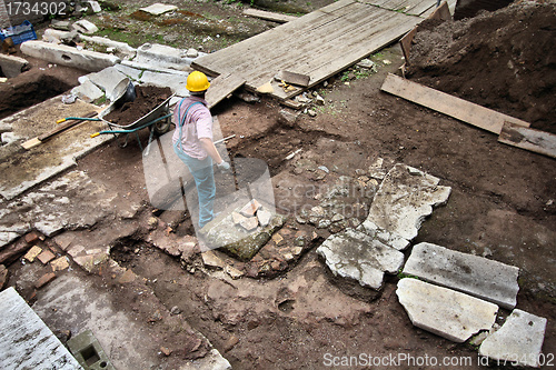 Image of Archeologist in Rome