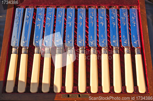 Image of bric-a-brac market cutlery