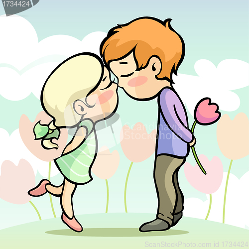 Image of Young loving couple