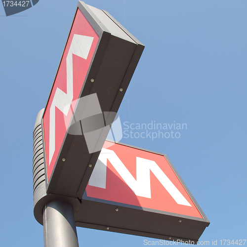 Image of Subway sign