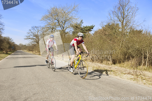 Image of Bikers On An Open Road