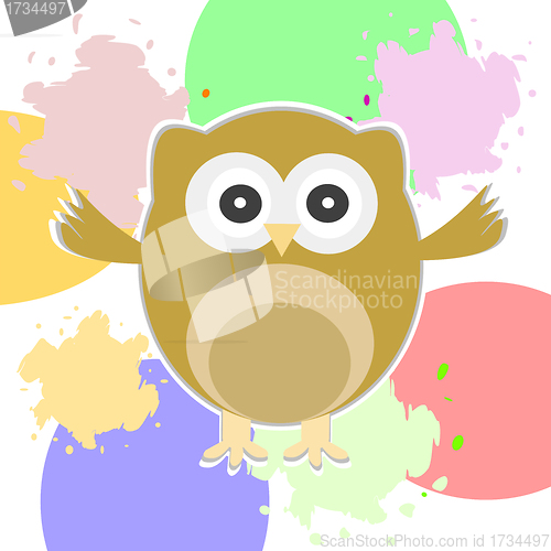 Image of Cute Vector Owl