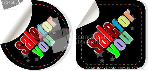 Image of Color sale for you stickers set