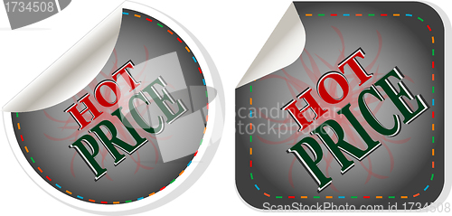 Image of Hot price stickers set