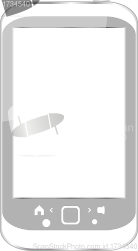 Image of smart phone isolated