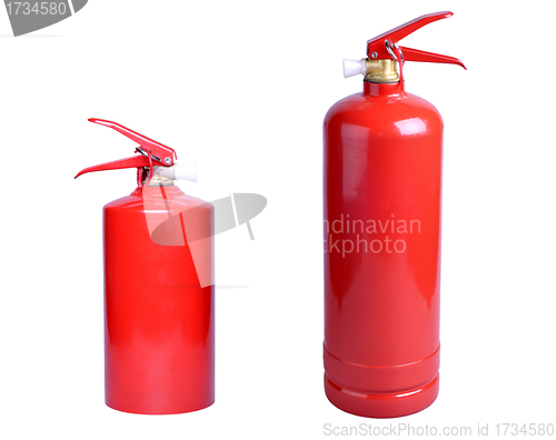 Image of two fire extinguisher