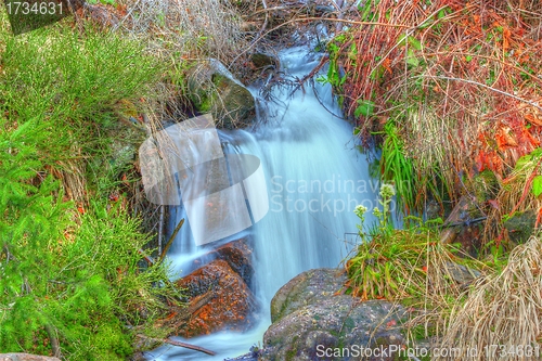 Image of beautiful waterfall