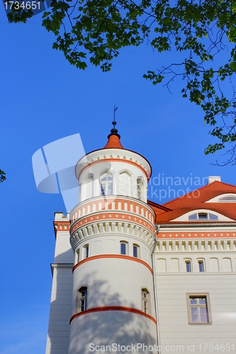 Image of tower at wojanow castle