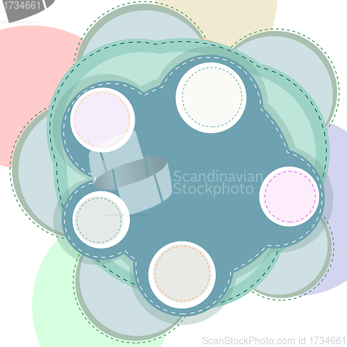 Image of Website abstract template. vector background