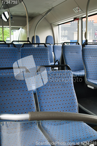 Image of Salon of contemporary city bus 