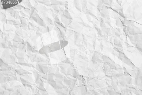 Image of Crumpled paper - horizontal background