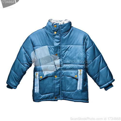 Image of Children's blue parka