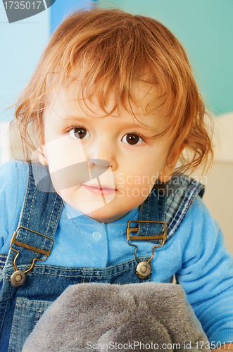 Image of Close-up portrait of toddler