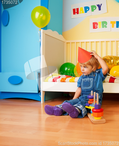 Image of Kid after birthday party