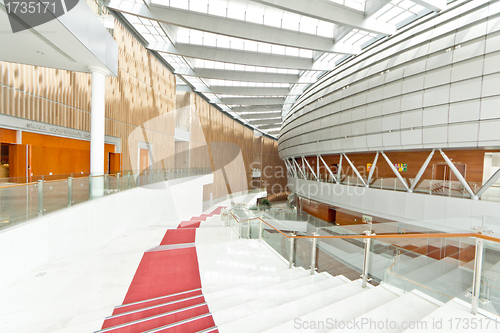 Image of Red Carpet stairs in AU hall