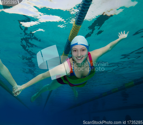 Image of Underwater fun in the pool