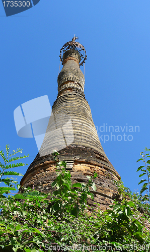 Image of Buddhist stupa in Myanmar