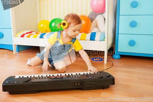 Image of Girl playing piano