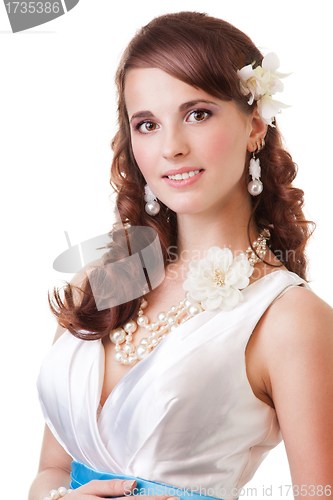 Image of Happy bride portrait