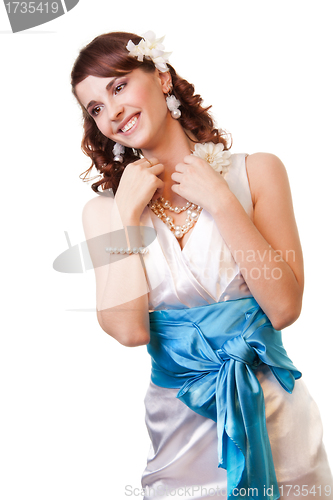 Image of Happy bride with amazing smile