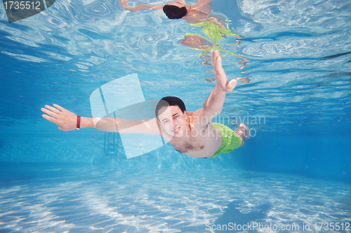 Image of Mad diving in pool