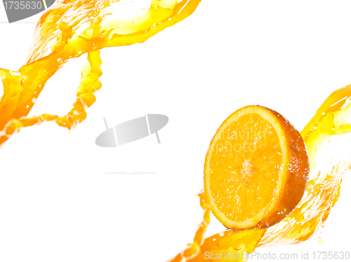 Image of Orange splashes