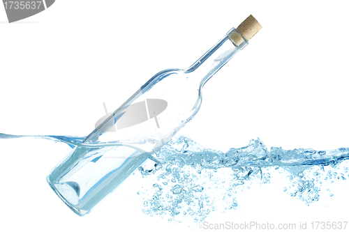 Image of Bottle in the water