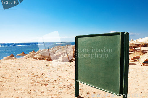 Image of Billboard on the beach