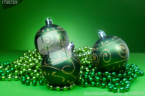 Image of three Christmas balls