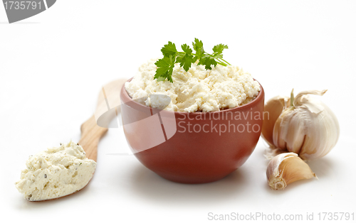 Image of fresh curd cheese