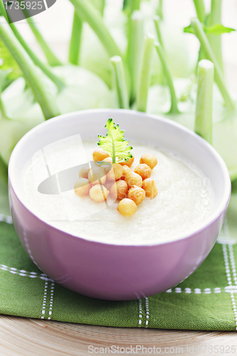 Image of kohlrabi soup