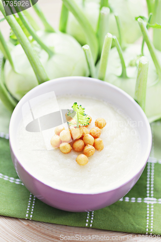 Image of kohlrabi soup