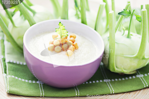 Image of kohlrabi soup