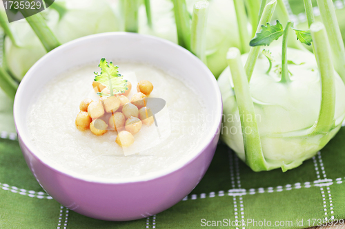 Image of kohlrabi soup