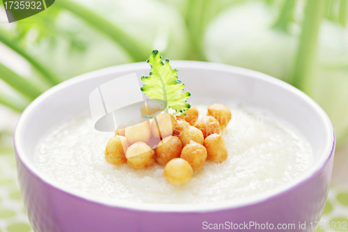 Image of kohlrabi soup