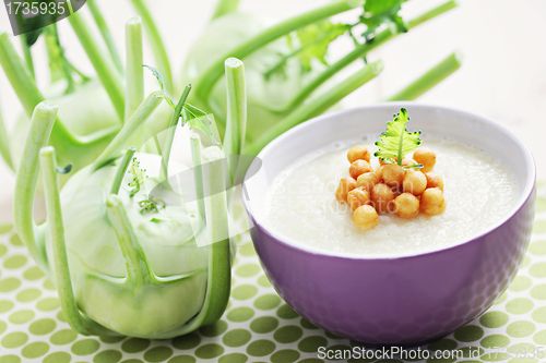 Image of kohlrabi soup