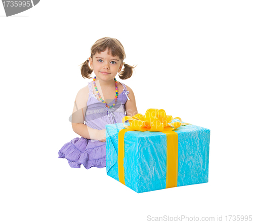 Image of Child has received a big birthday gift