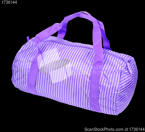 Image of Bag with stripes